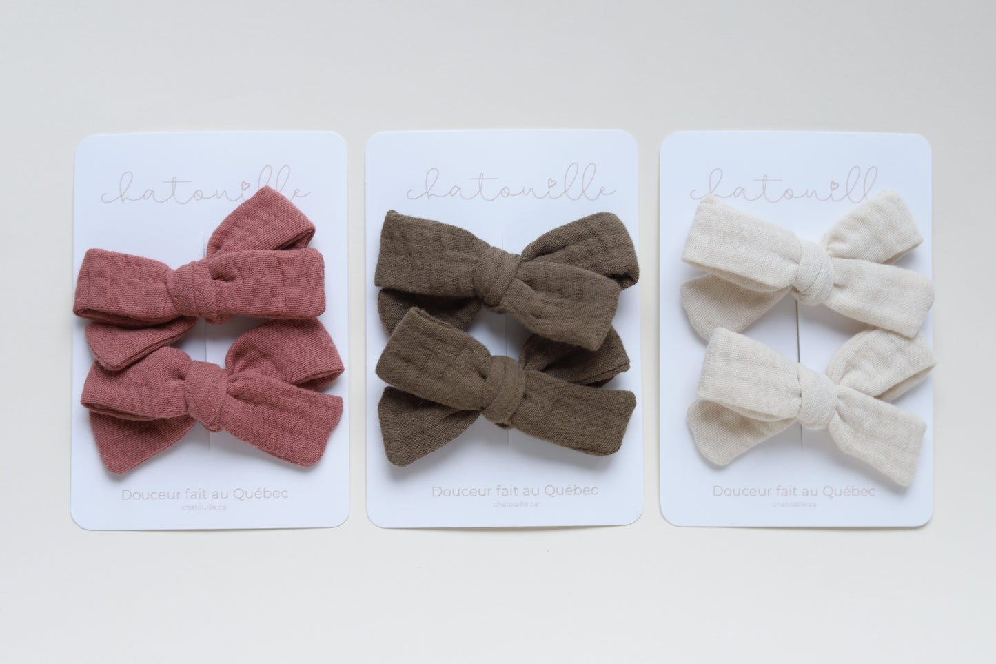 Boucle pigtails - mousseline blush