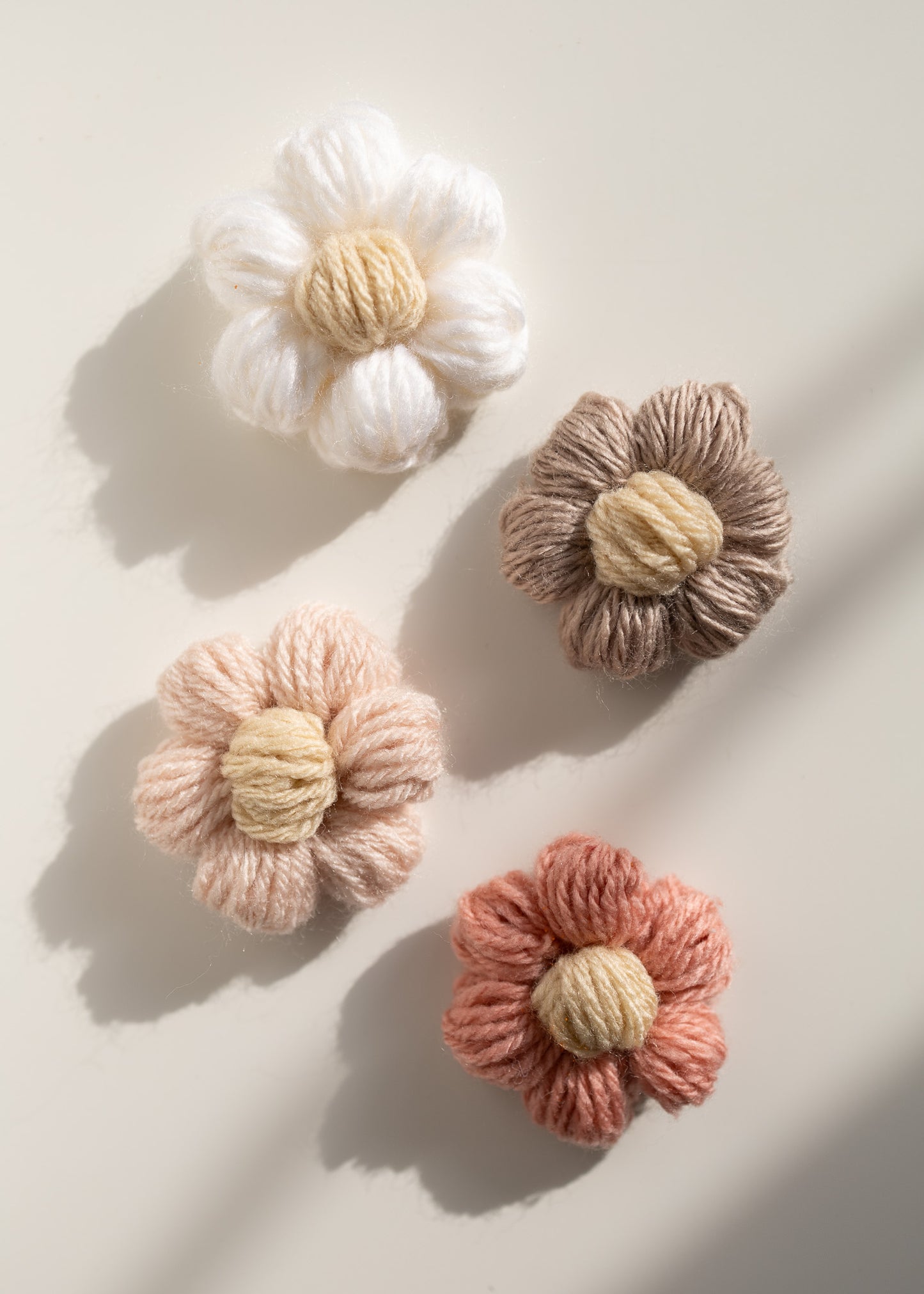 Bandeau bébé - Marguerite tricot