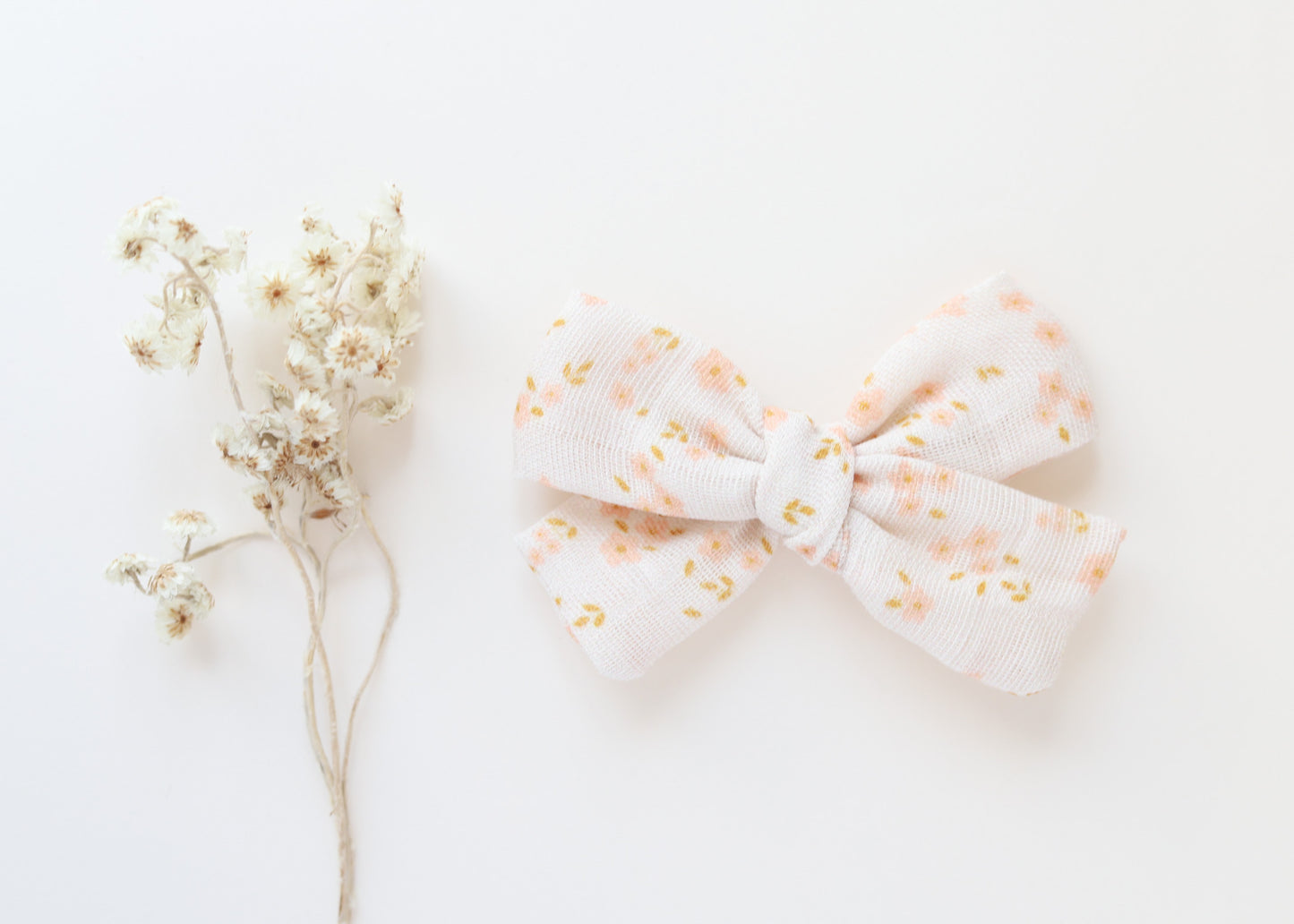 Boucle carré - Mousseline petites fleurs